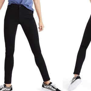 Madewell roadtripper black skinny jeans